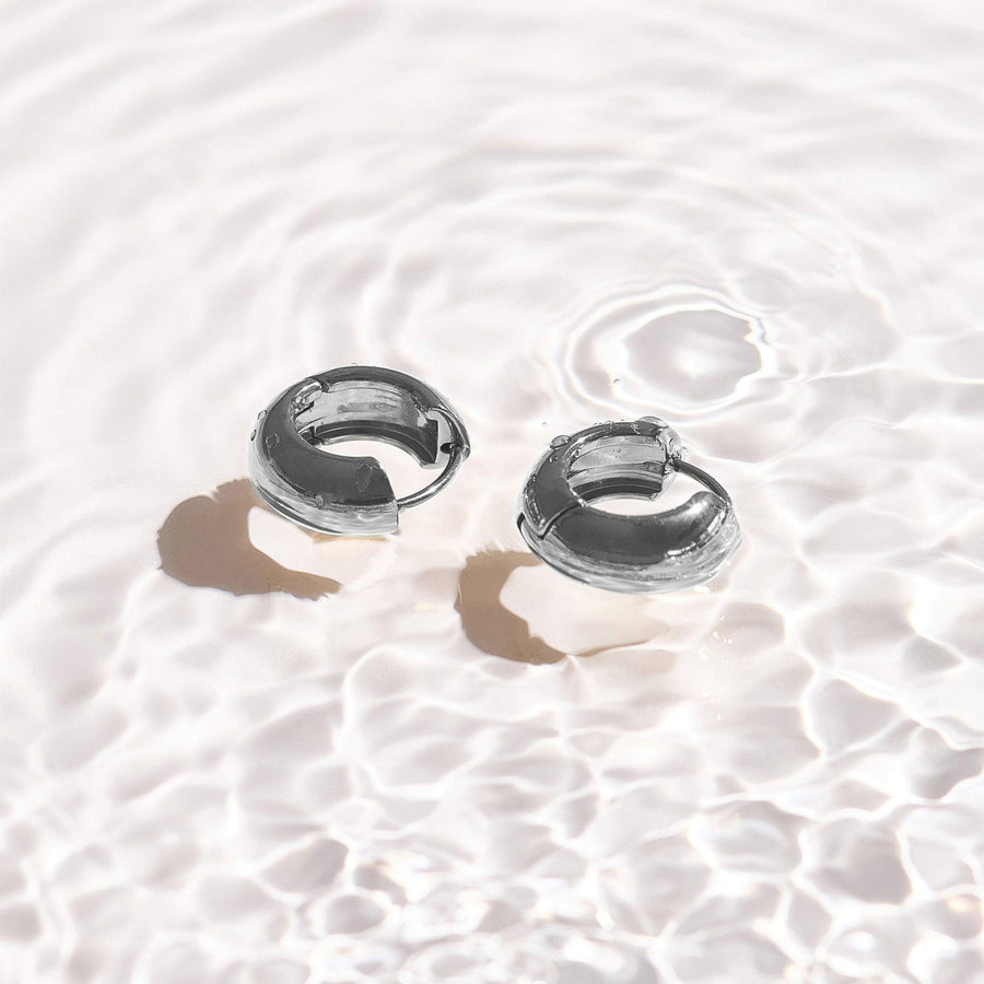 Chunky Mini Hoop Earrings - EVRYJEWELS