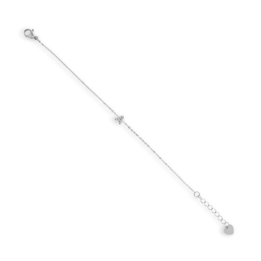 Initial A Crystal Bracelet - EVRYJEWELS