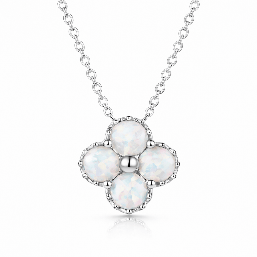 Opal Blossom Necklace - EVRYJEWELS