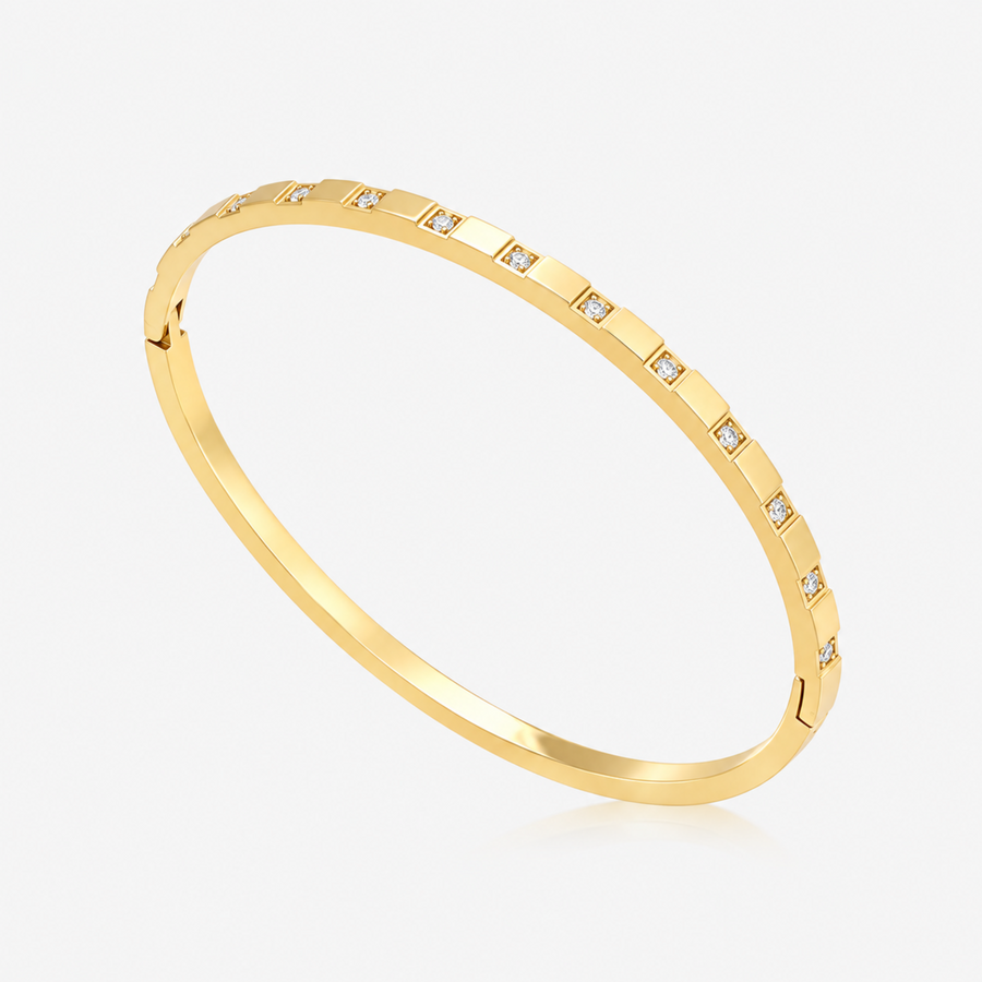 Halo Click Bangle - EVRYJEWELS
