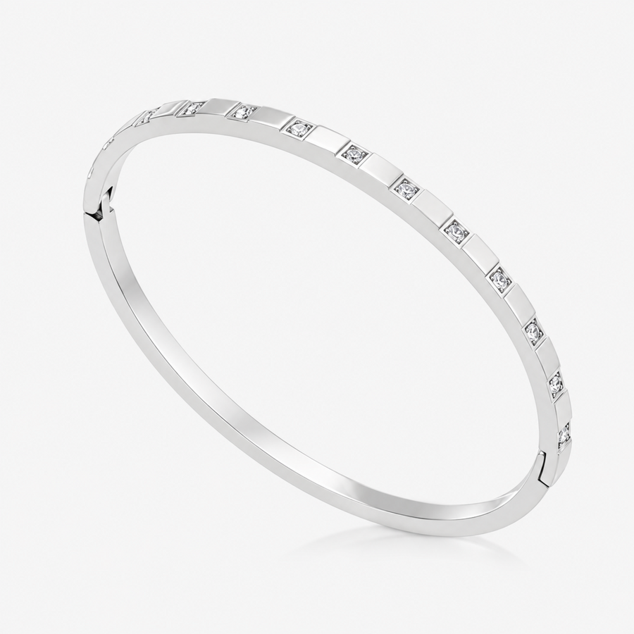 Halo Click Bangle - EVRYJEWELS