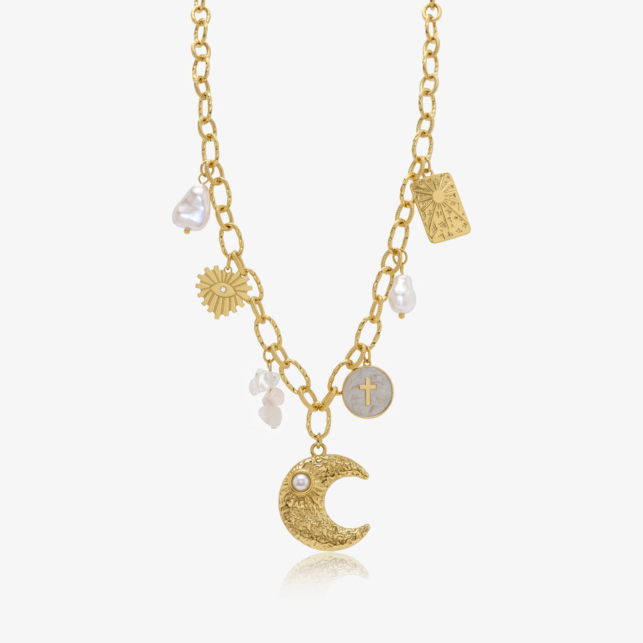 Luna Charm Necklace - EVRYJEWELS