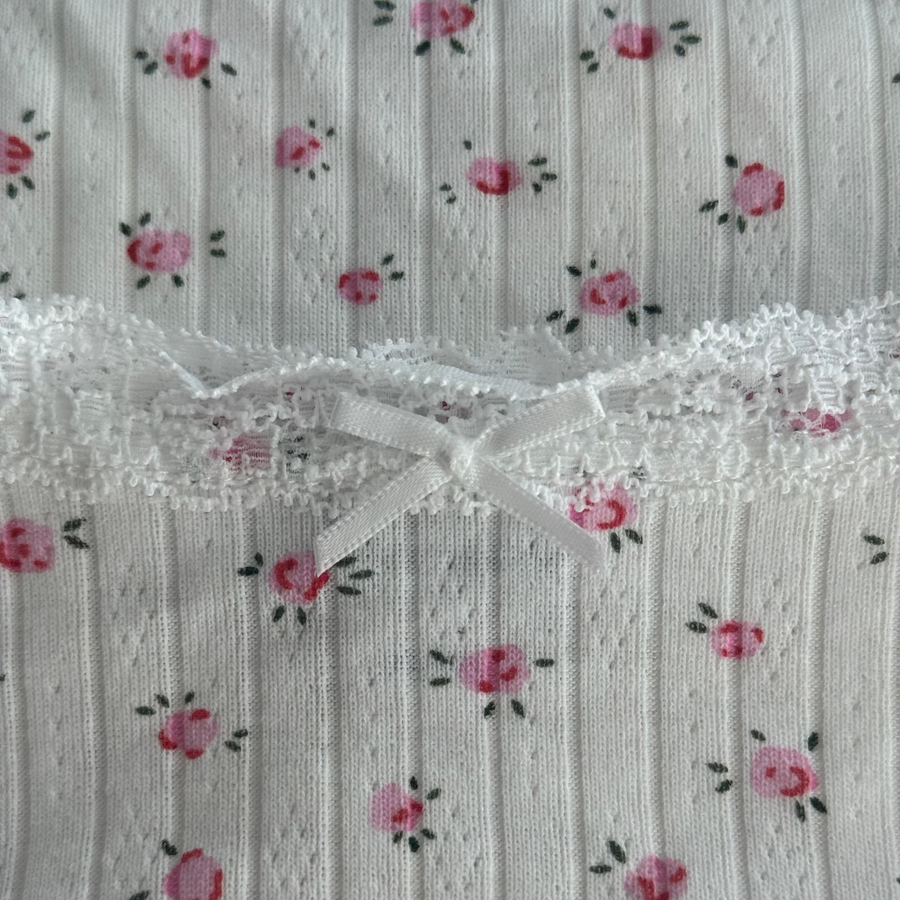 Sweetheart Pajamas - Pink Floral - EVRYJEWELS