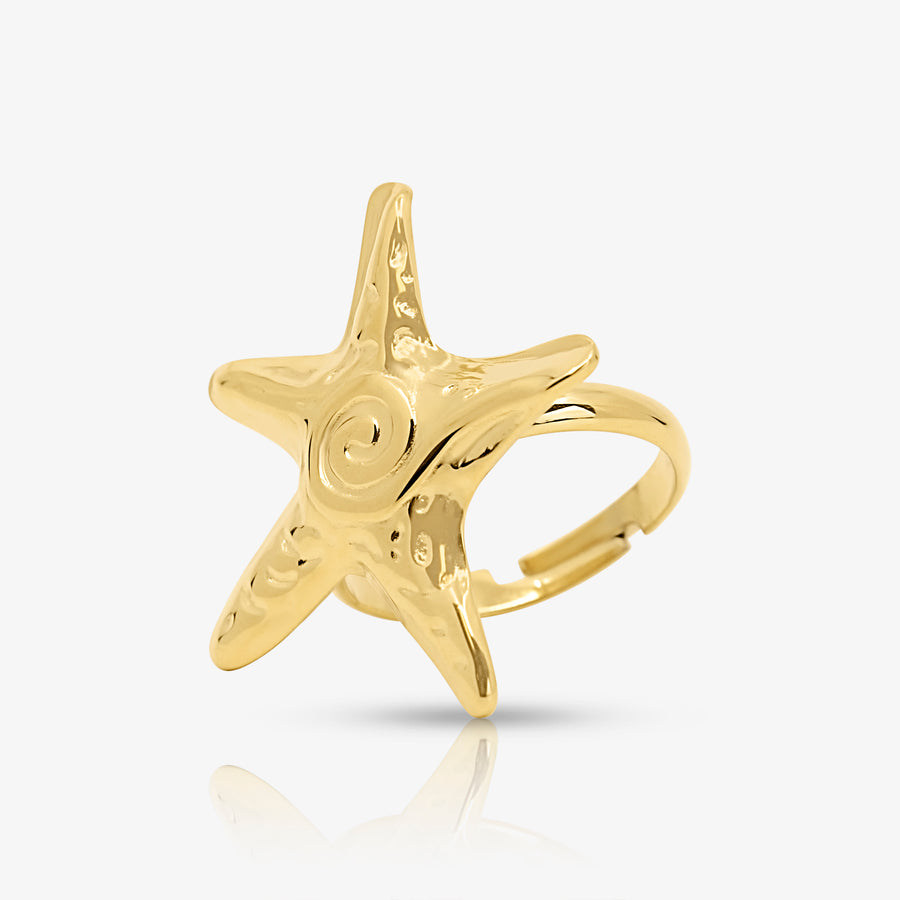 Golden Starfish 4 Piece Set - EVRYJEWELS