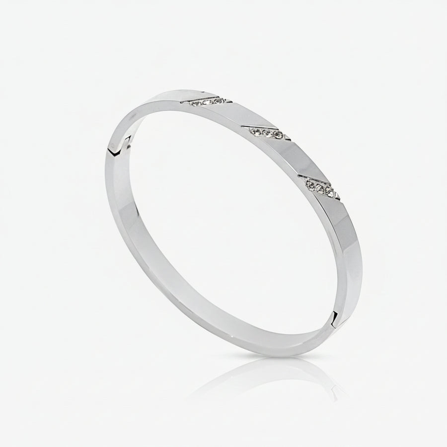 Shimmer Stripe Bangle - EVRYJEWELS