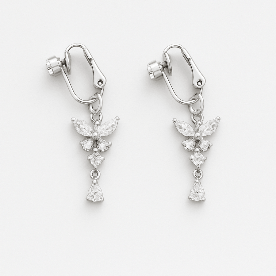 Butterfly Kiss Clip-On Earrings - EVRYJEWELS