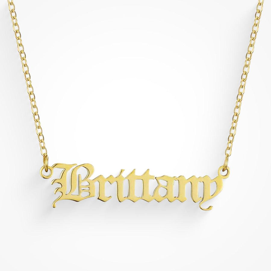 Custom/Personalized Nameplate Necklace - EVRYJEWELS