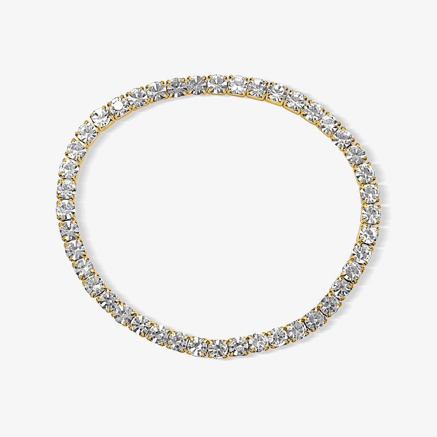 Icy Golden Beaded Bracelet 4 Piece Set - EVRYJEWELS