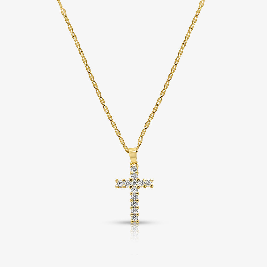 Shine On Cross Necklace - EVRYJEWELS