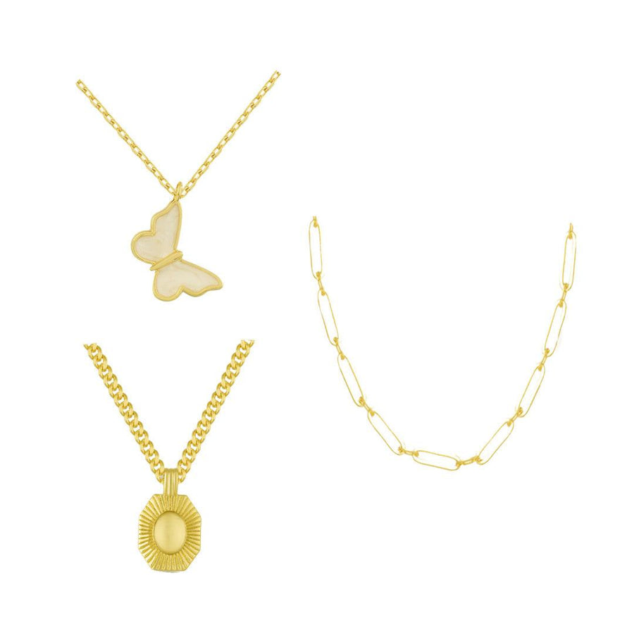 Soft Focus Bundle: 3 Piece Necklace Bundle - EVRYJEWELS