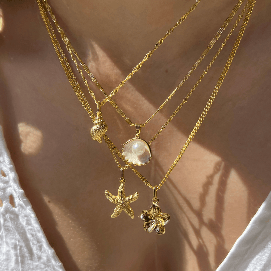 Hibiscus Necklace - EVRYJEWELS
