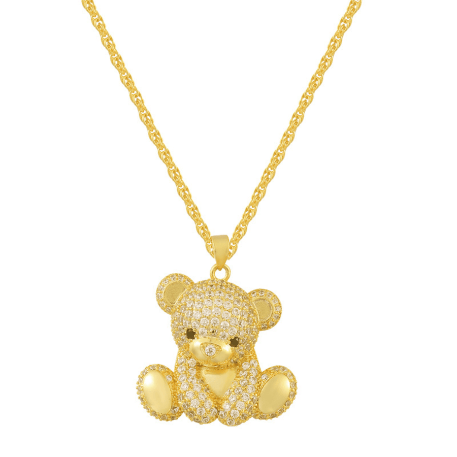 Teddy Bear Necklace - EVRYJEWELS