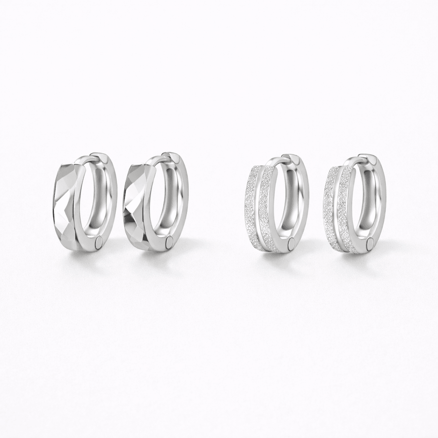Twice As Nice Hoop Earring Pack - EVRYJEWELS