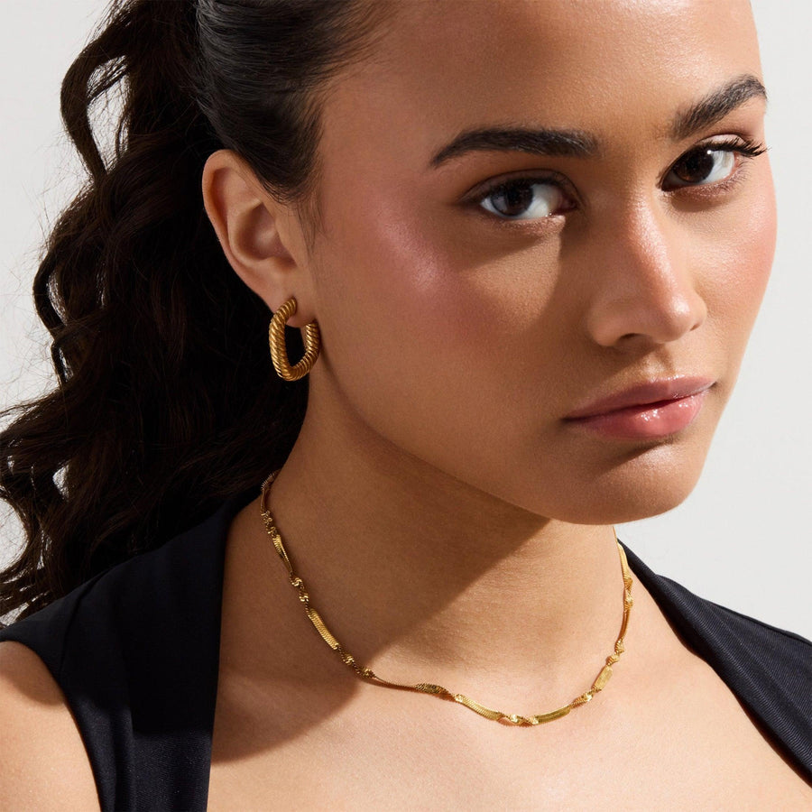 Twisted Luxe Necklace - EVRYJEWELS