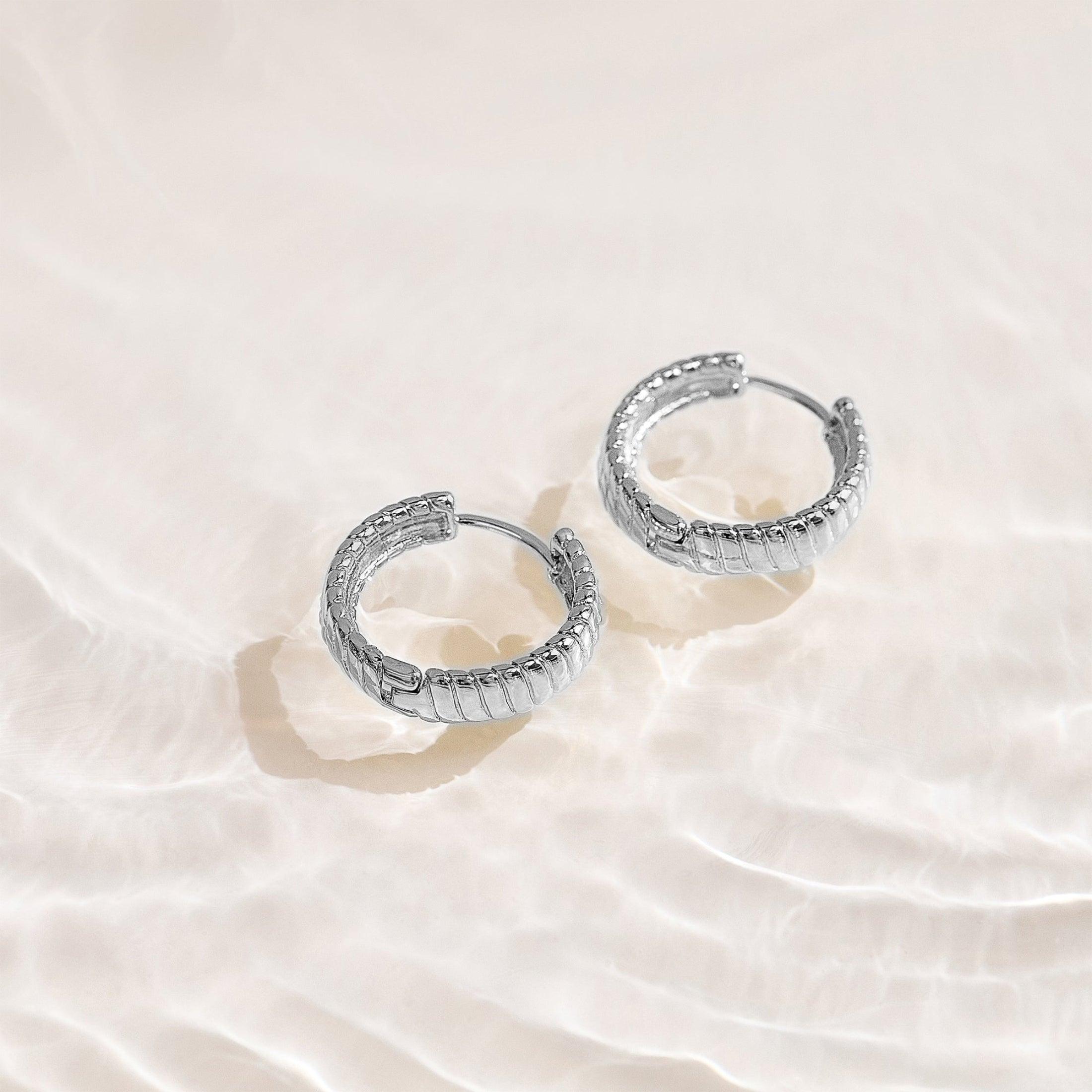 Golden Hoop Earrings - EVRYJEWELS