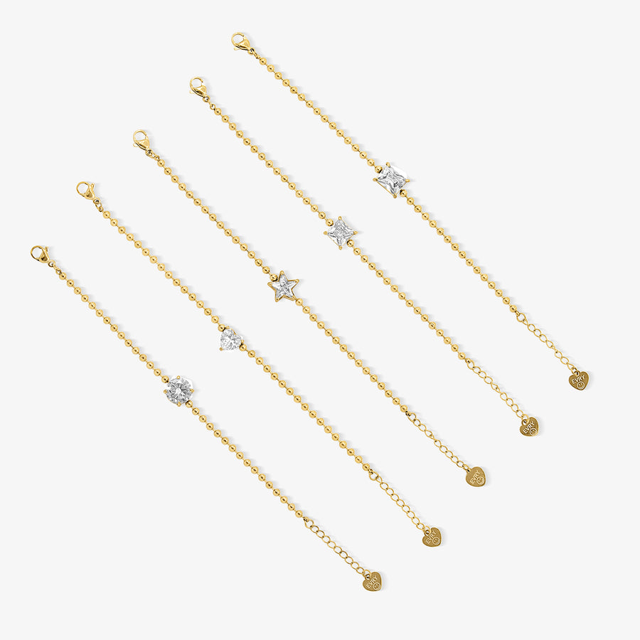 Dreamy Spark 5 Piece Beaded Bracelet Set - EVRYJEWELS