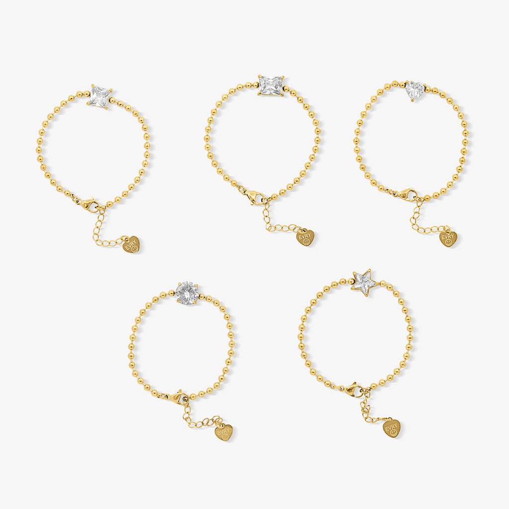 Dreamy Spark 5 Piece Beaded Bracelet Set - EVRYJEWELS