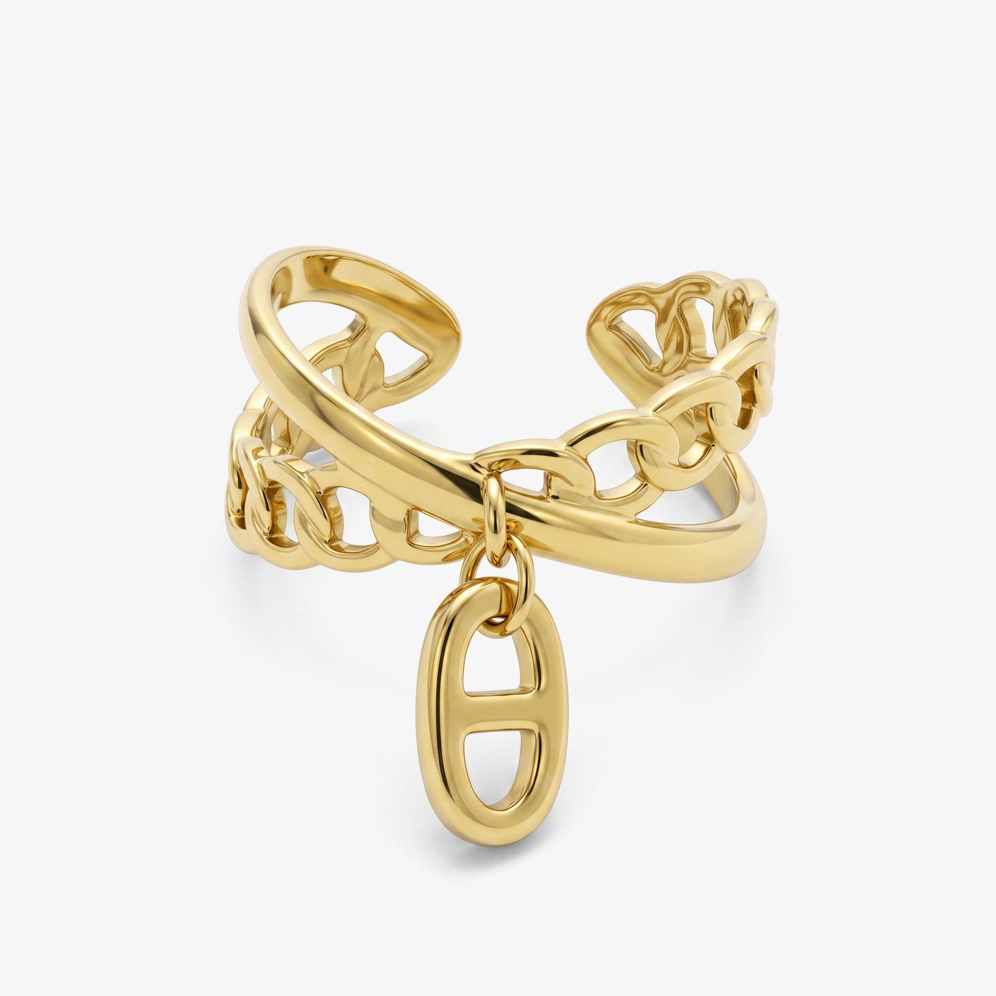 Dolce Link Charm Ring - EVRYJEWELS