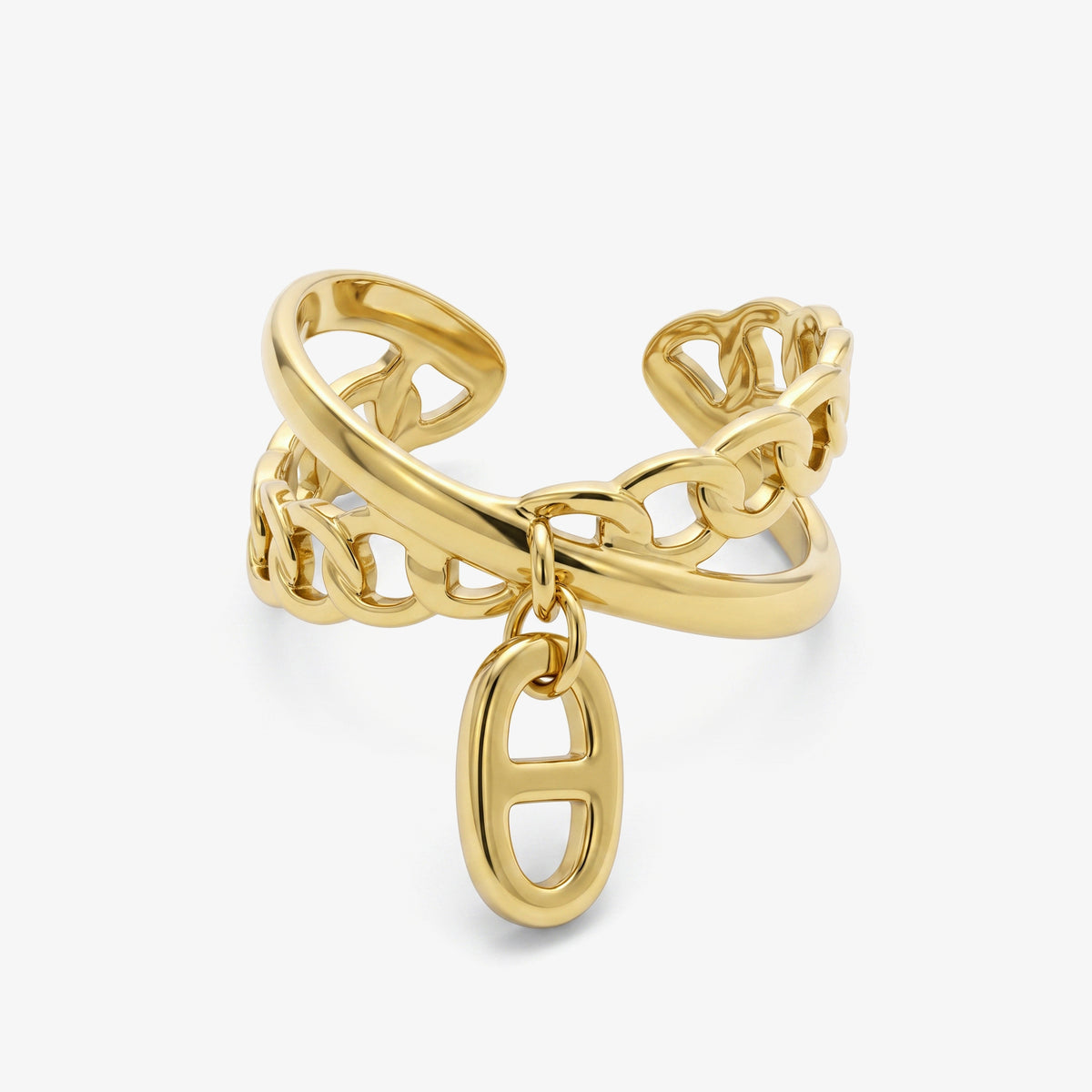 Dolce Link Charm Ring - EVRYJEWELS