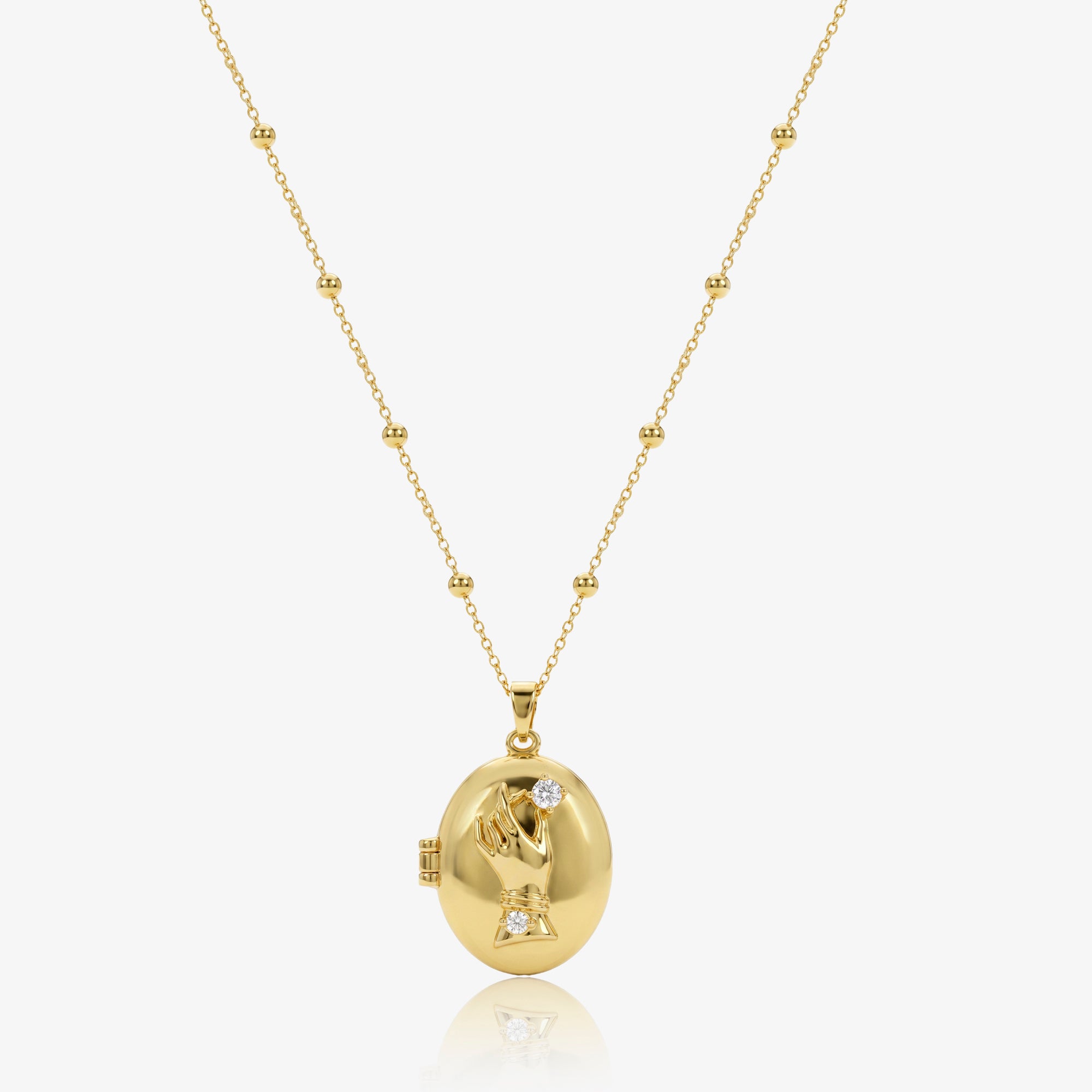Touch of Fate Locket Necklace - EVRYJEWELS