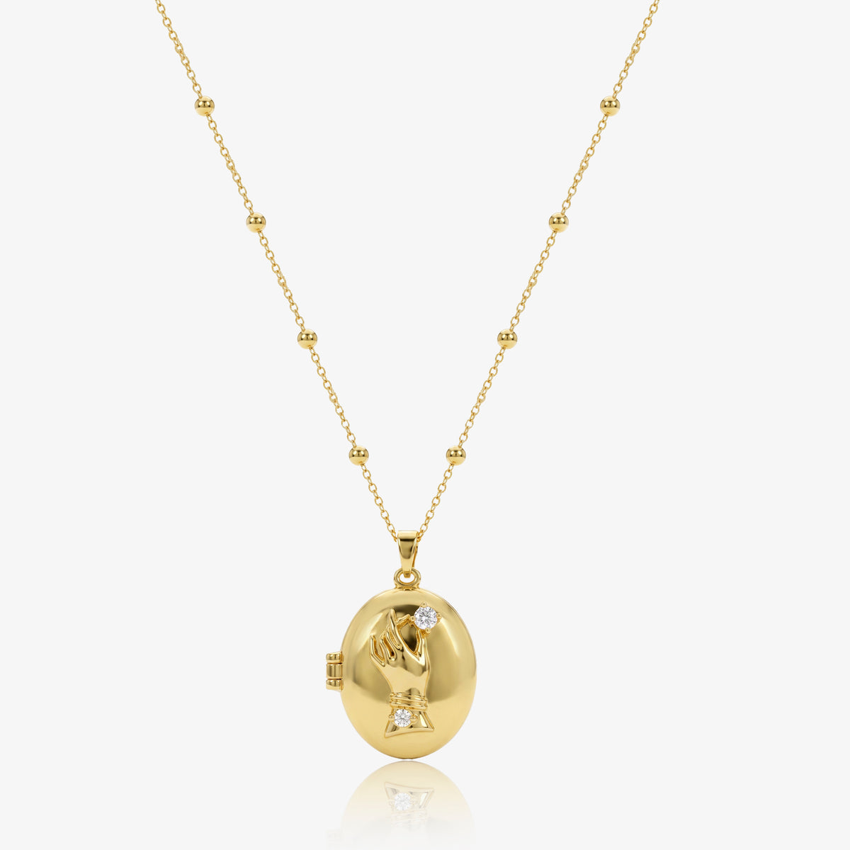 Touch of Fate Locket Necklace - EVRYJEWELS