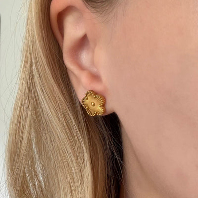 Lucky Bloom Stud Earrings - EVRYJEWELS