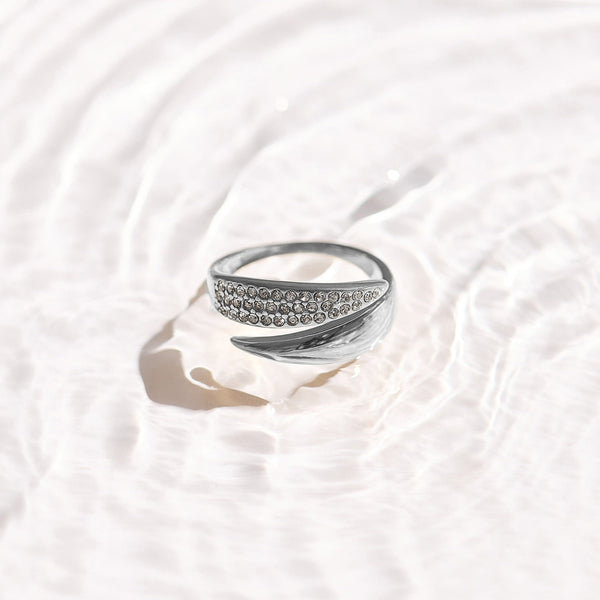 Pavé Crystal Wrap Ring - EVRYJEWELS