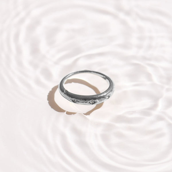 Starburst Crystal Band Ring - EVRYJEWELS