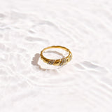 Crystal Twist Dome Ring - EVRYJEWELS