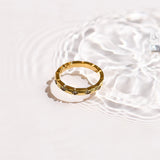 Twist Crystal Inset Ring - EVRYJEWELS