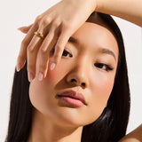 Twist Crystal Inset Ring - EVRYJEWELS