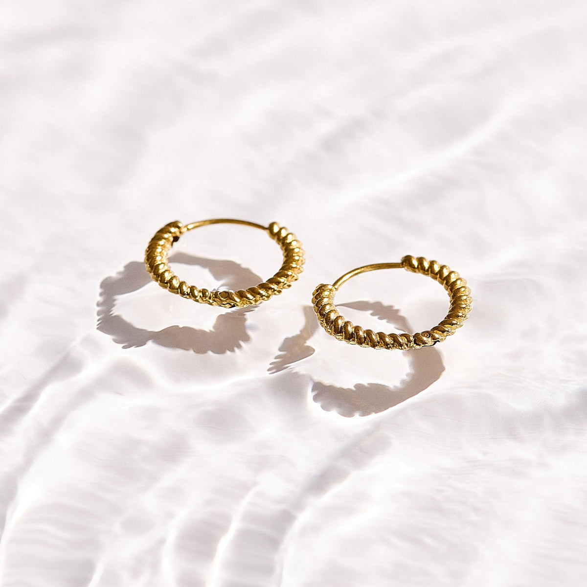 Chunky Twist Hoop Earrings - EVRYJEWELS