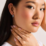 Pavé Crystal Huggie Hoop Earrings - EVRYJEWELS