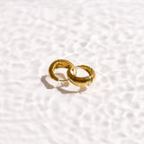 Teardrop Small Curve Hoop Earrings - EVRYJEWELS