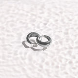 Teardrop Small Curve Hoop Earrings - EVRYJEWELS