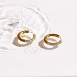 Crystal Pave Statement Hoops - EVRYJEWELS