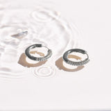Crystal Pave Statement Hoops - EVRYJEWELS