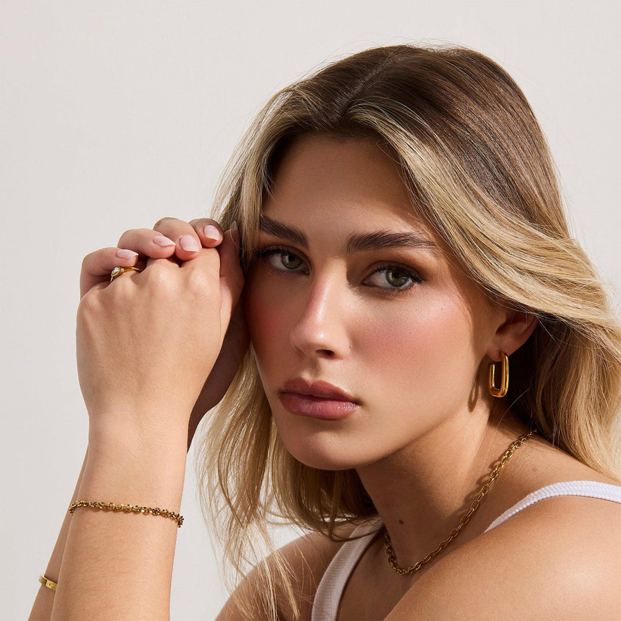 Rounded Link Chain Bracelet - EVRYJEWELS