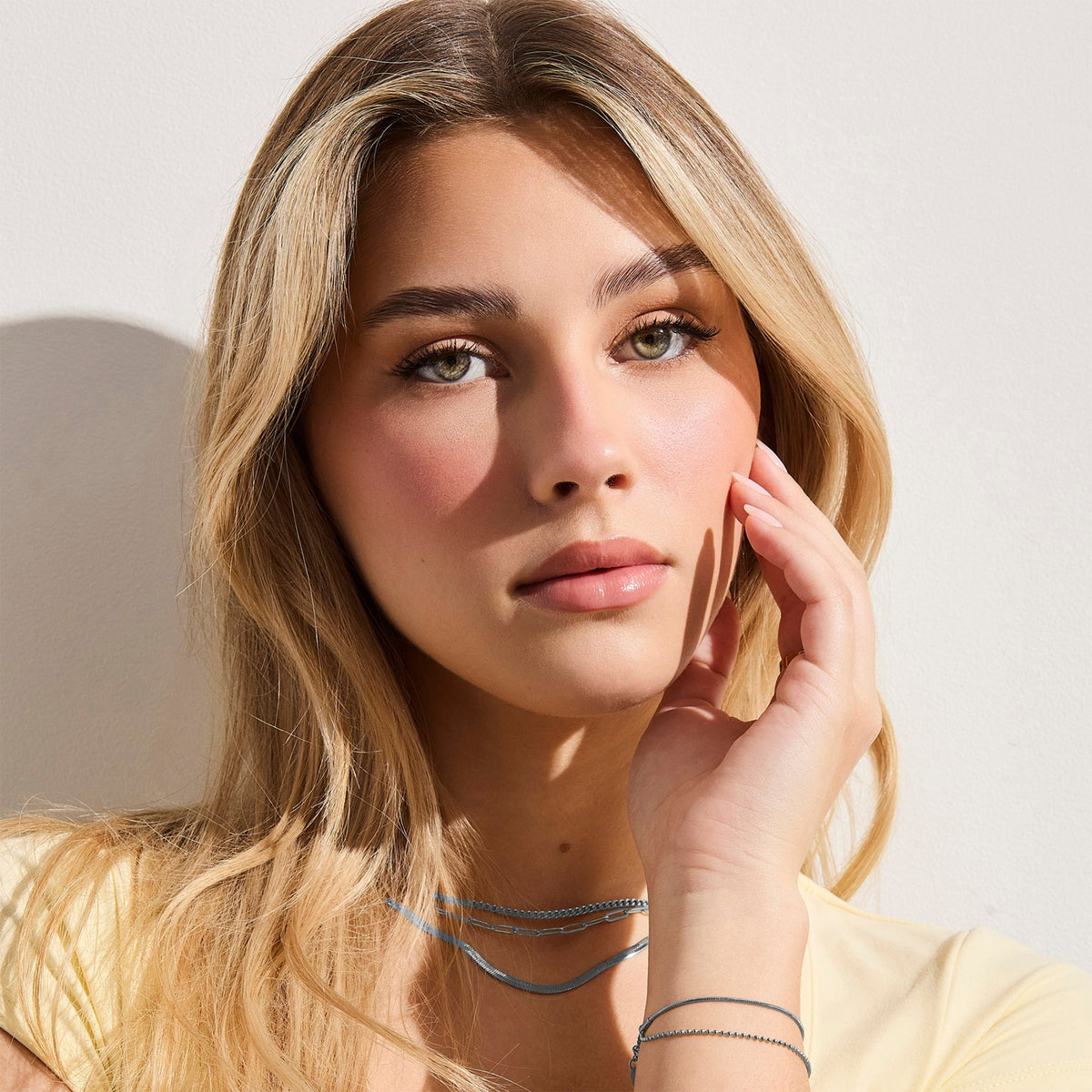 Triple Layer Chain Necklace Set - EVRYJEWELS