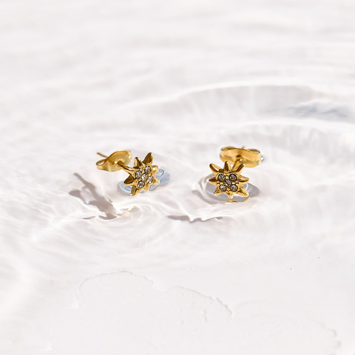 North Star Crystal Studs - EVRYJEWELS