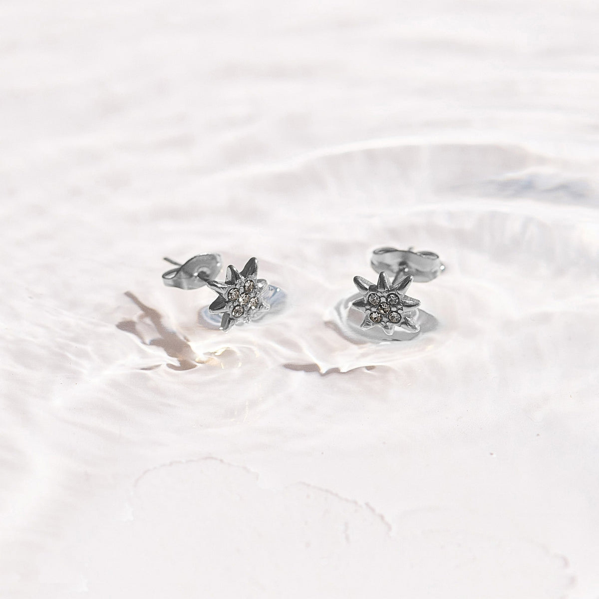 North Star Crystal Studs - EVRYJEWELS