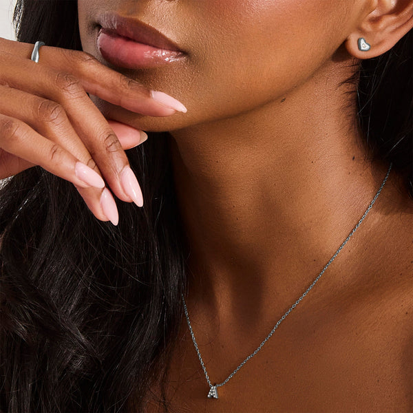 Crystal Heart Stud Earrings - EVRYJEWELS