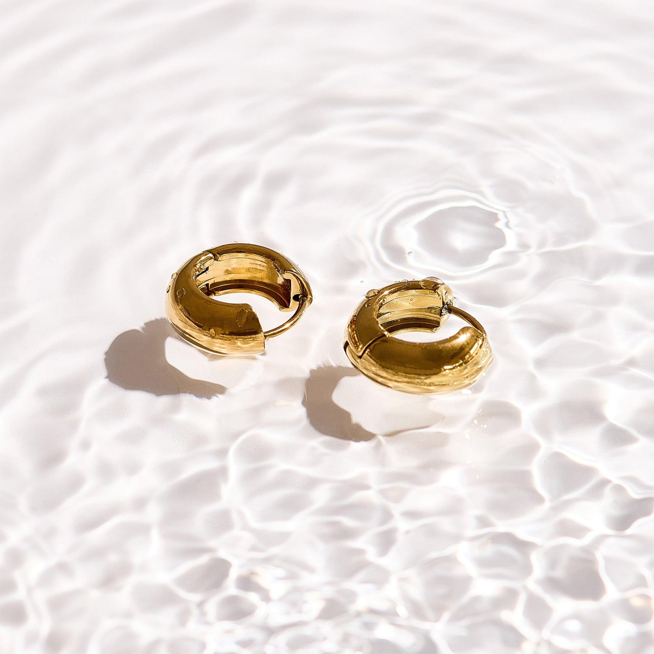 Chunky Mini Hoop Earrings - EVRYJEWELS