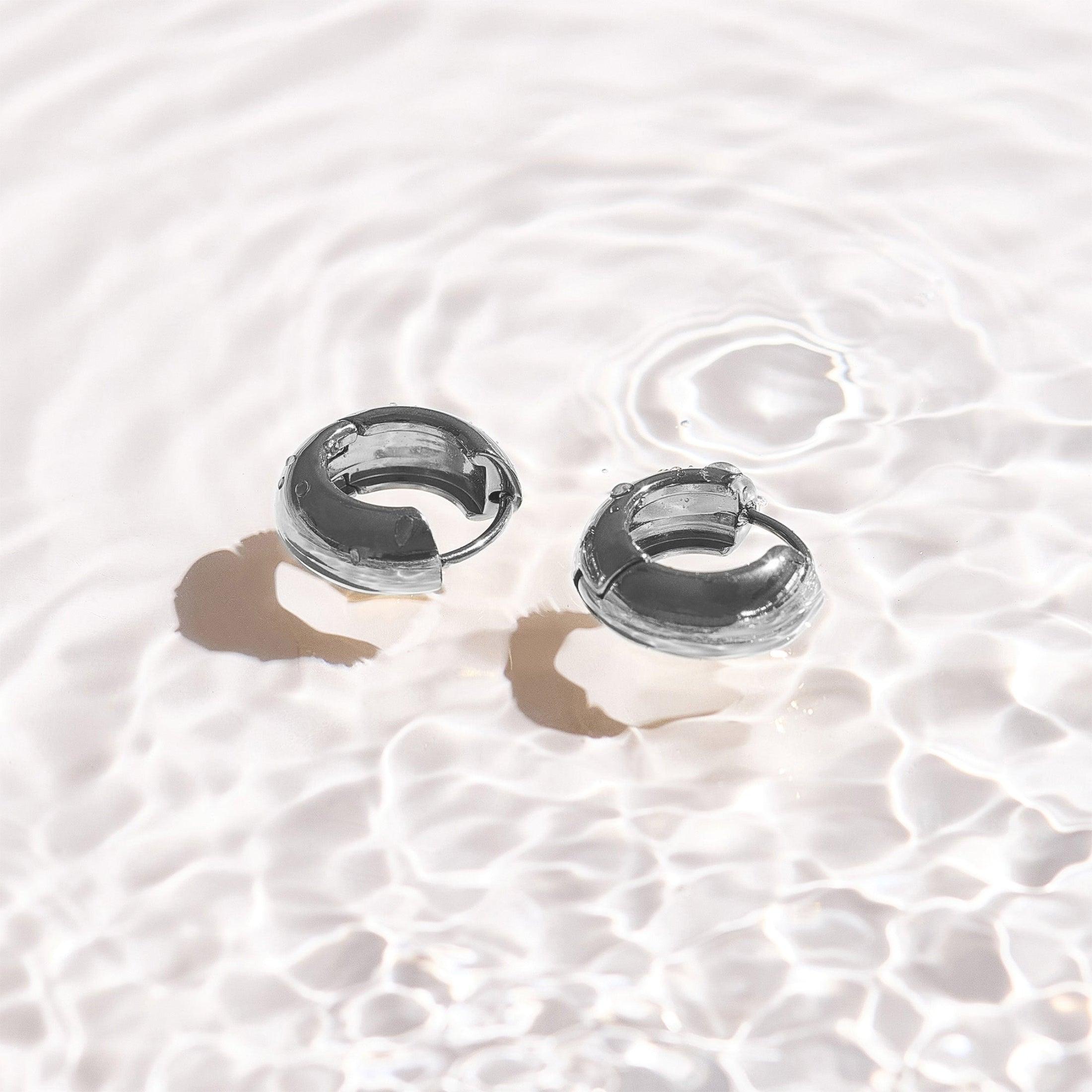 Chunky Mini Hoop Earrings - EVRYJEWELS