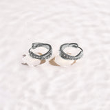 Crystal Twist Hoop Earrings - EVRYJEWELS