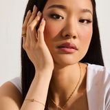 Stacked Linked Crystal Band Ring - EVRYJEWELS