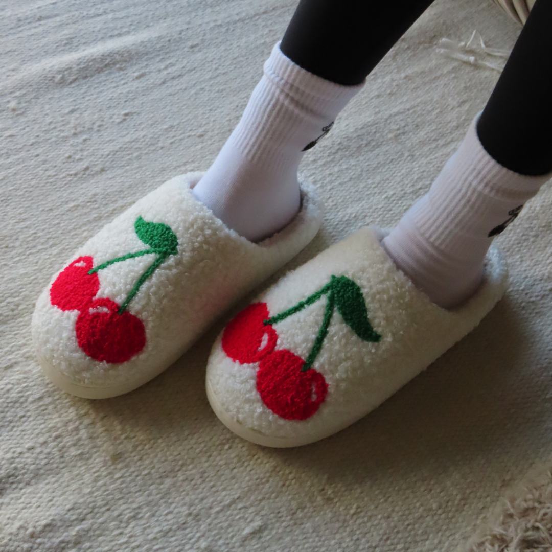 Sweet Cherry Slippers