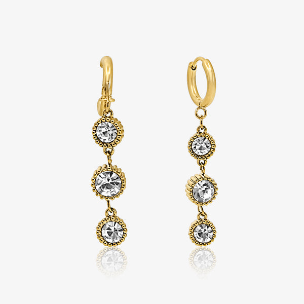 Dainty Sparkle Drop Earrings