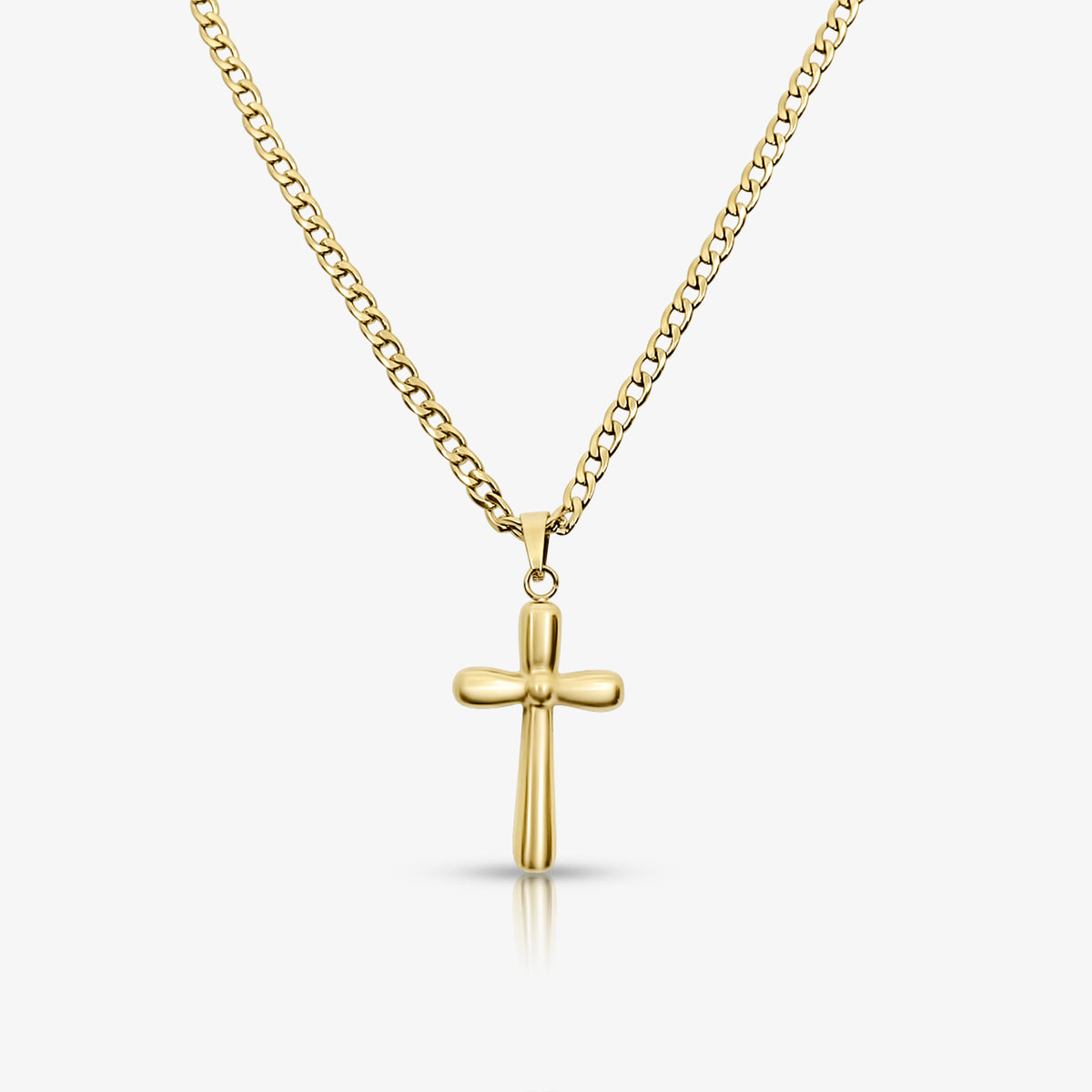 Pure and Simple Cross Necklace - EVRYJEWELS
