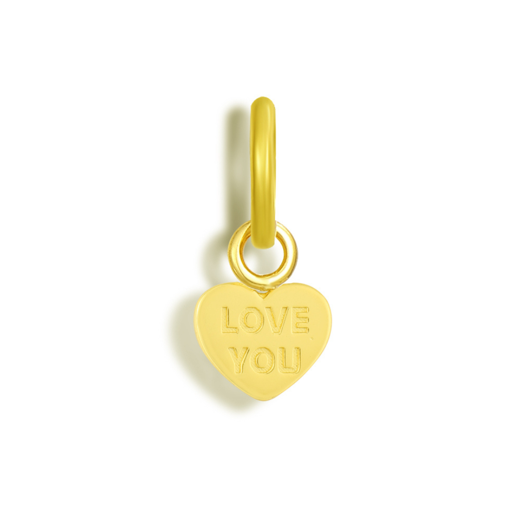 Love You Charm - Gold